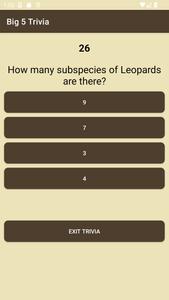 Big 5 Trivia