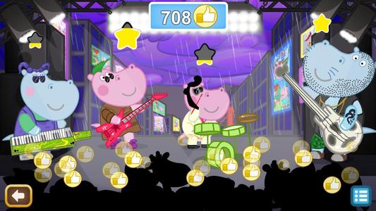 Queen Party Hippo: Music Games