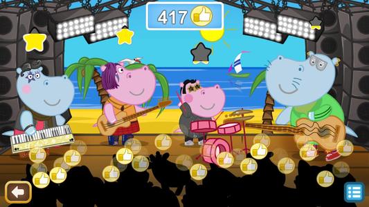 Queen Party Hippo: Music Games