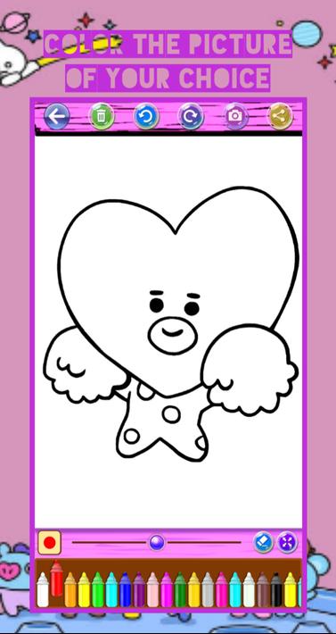 BT21 Coloring BTS Game