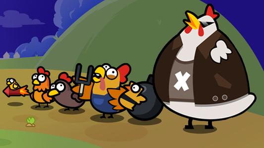 Duck vs Chicken : Idle Defense