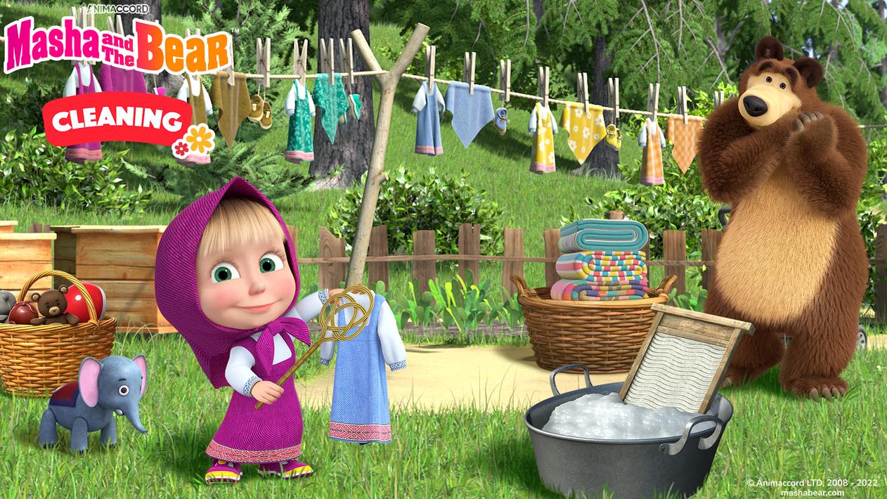 Masha and the Bear: Cleaning