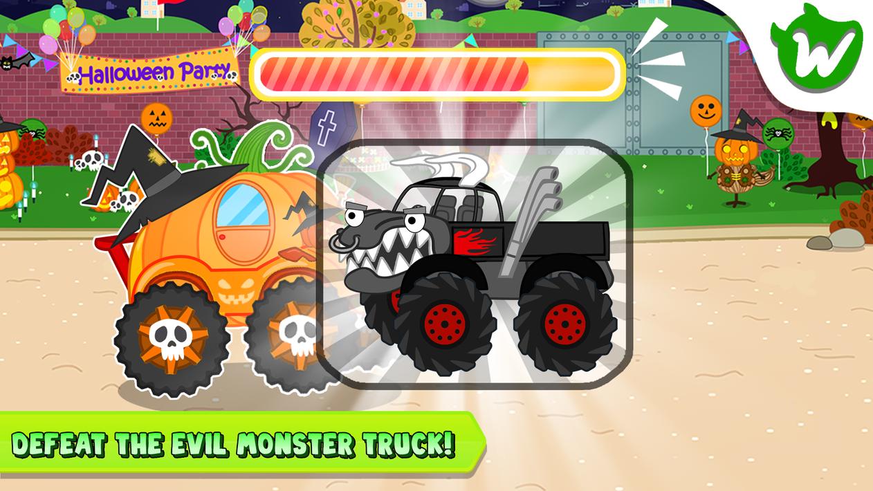 Wolfoo Monster Truck Police