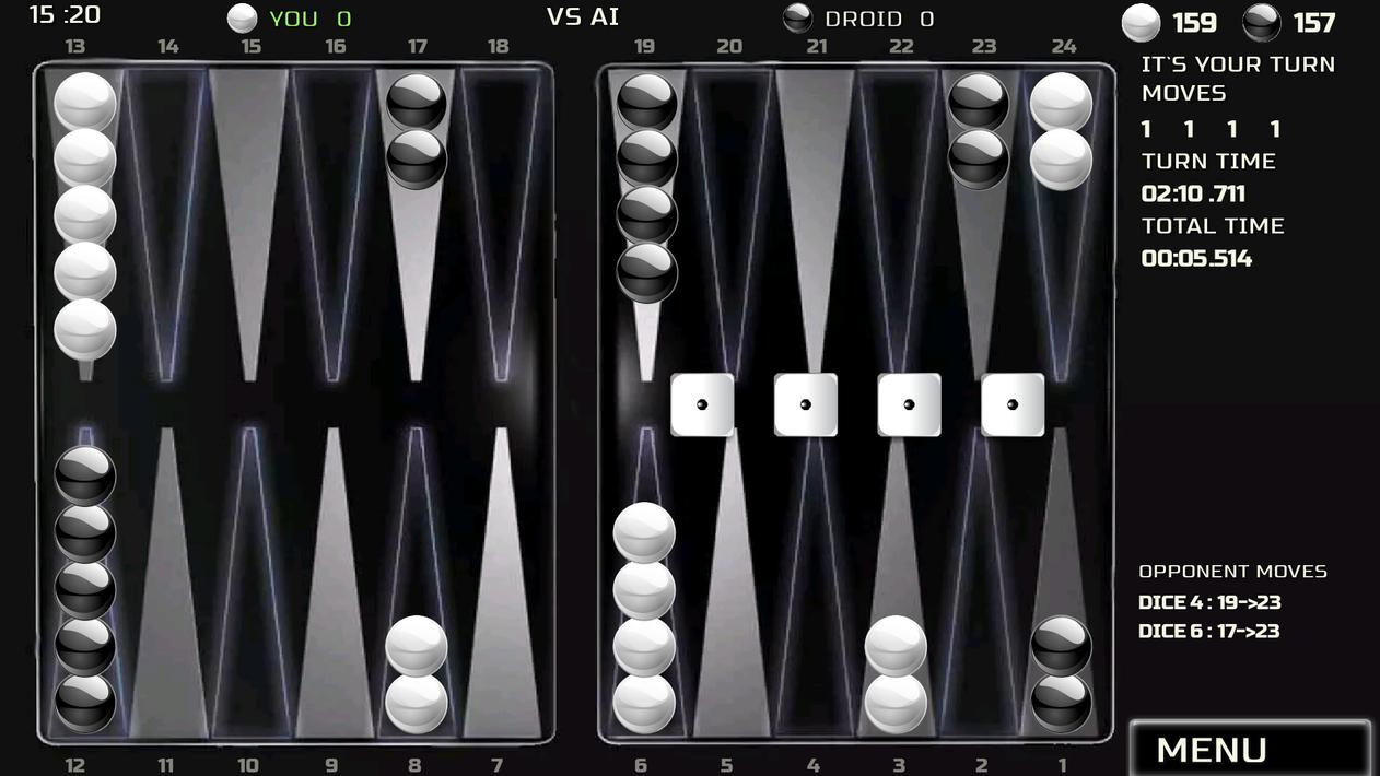 Backgammon - 18 Games