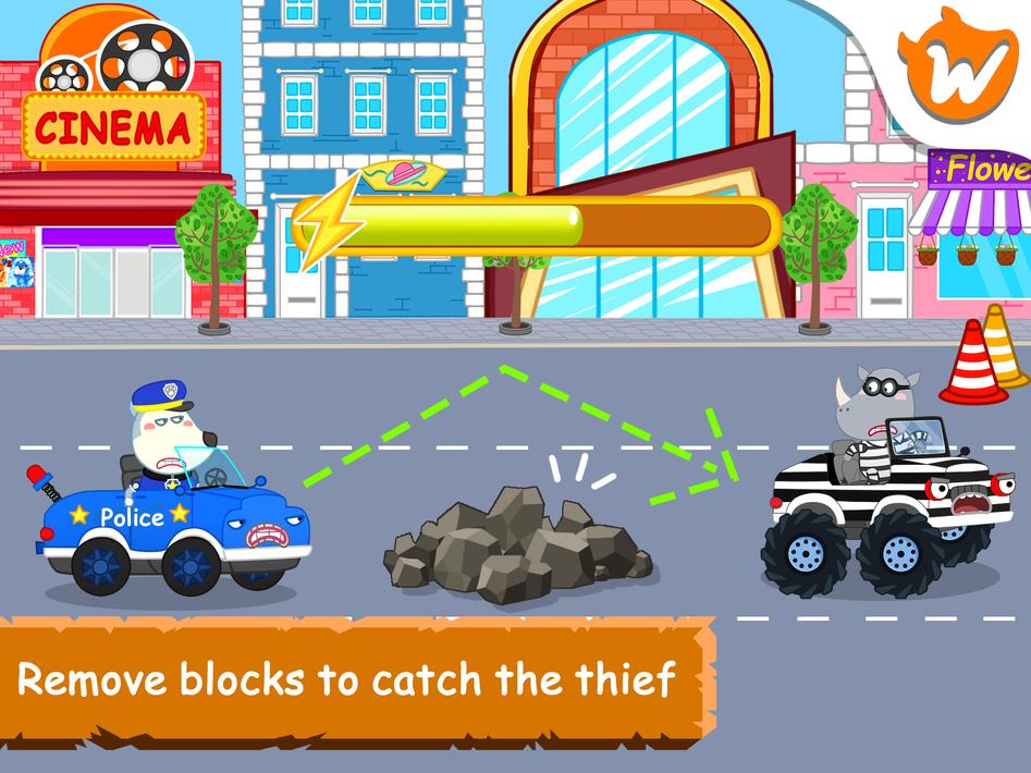 Wolfoo Police And Thief Game