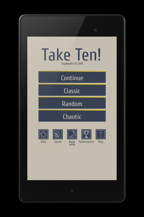 Take Ten - Number puzzle game