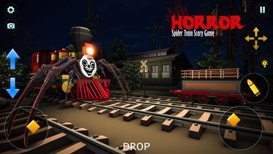 Horror Spider Scary Train Game