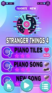 Stranger Things 4 Piano Tiles