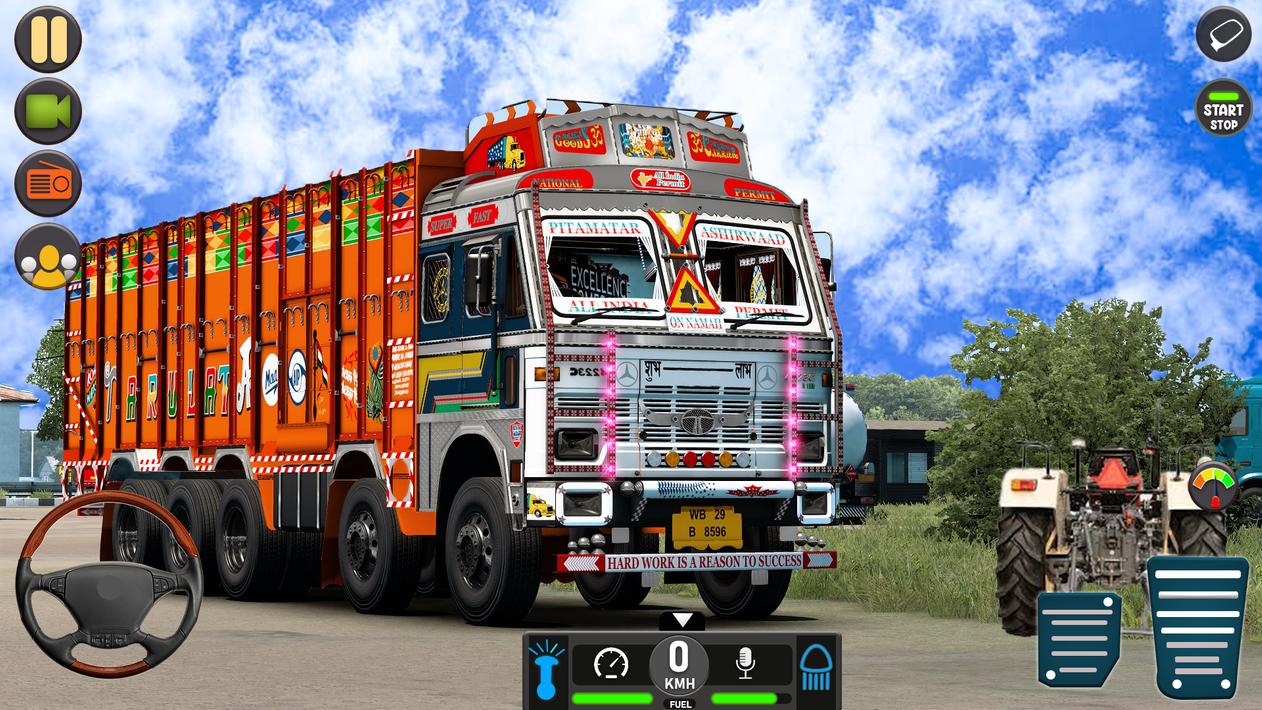 Indian Cargo Truck Game 3D