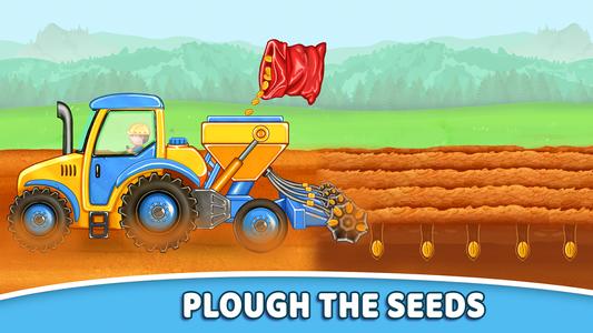 Farm Land Harvest Truck Games