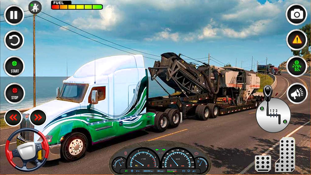 US Modern Heavy Grand Truck 3D