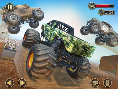 Fearless US Monster Truck Game