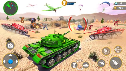 Army Bus Robot Car Game 3d