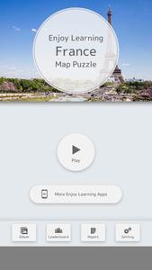 E. Learning France Map Puzzle