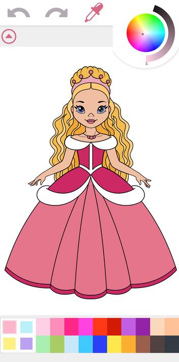 Princess Coloring Book Game