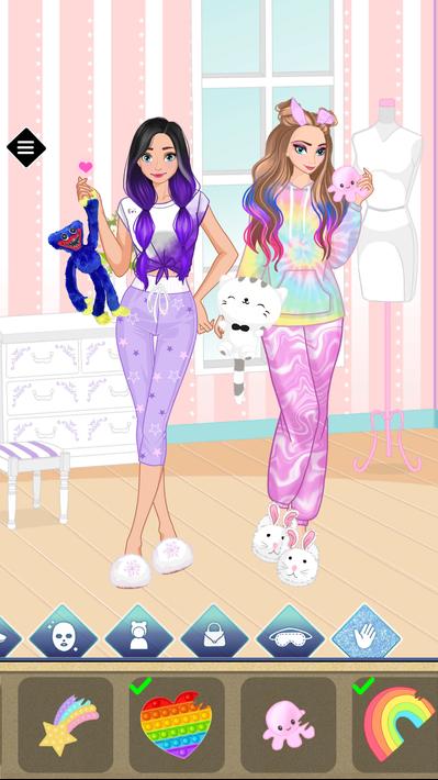 BFF Sleepover Dress Up Game