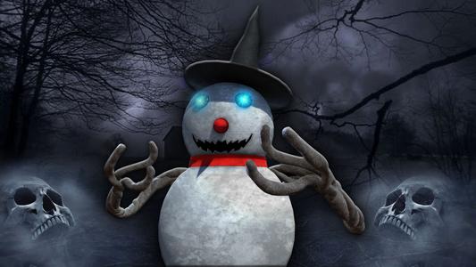 Scary Snowman Horror Granny