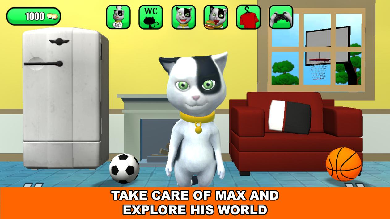 Talking Baby Cat Max Pet Games