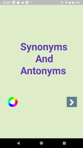 Synonyms-Antonyms Challenge