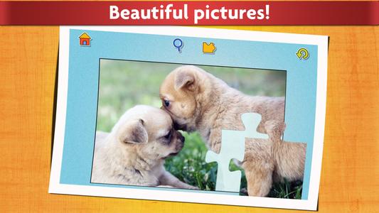 Dogs Jigsaw Puzzle Game Kids