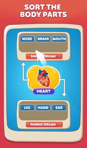 Human Body Parts Learning Game