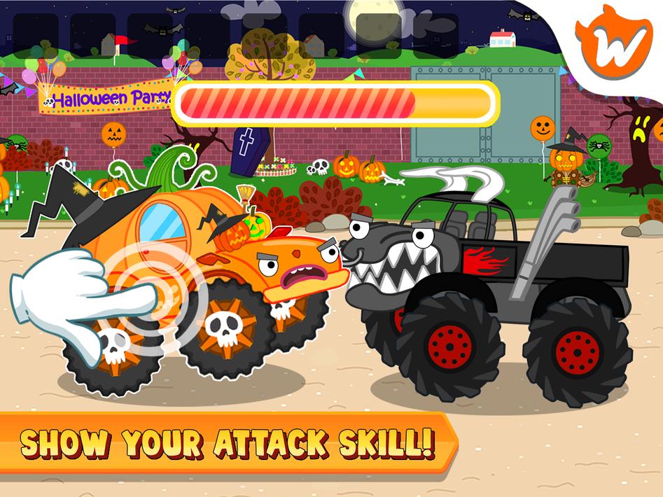 Wolfoo Monster Truck Police