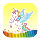 Unicorn Coloring Page.