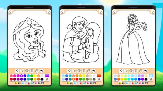 Princess Coloring Game