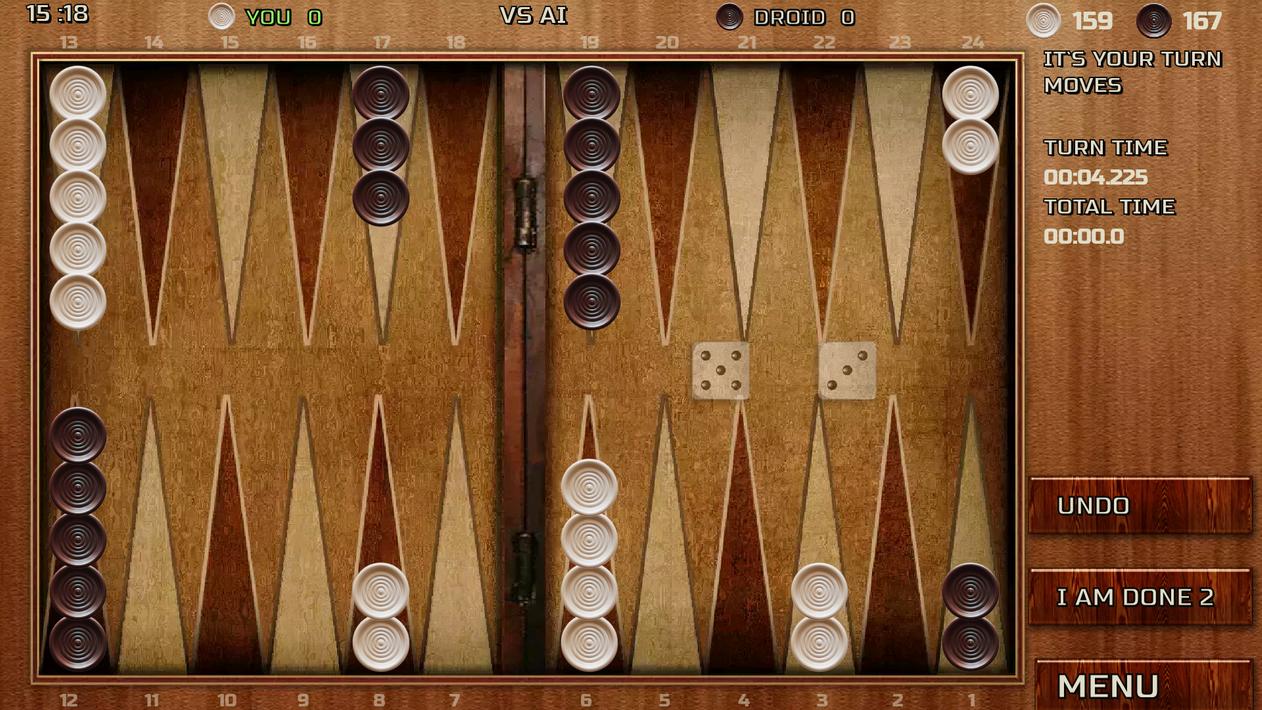 Backgammon - 18 Games