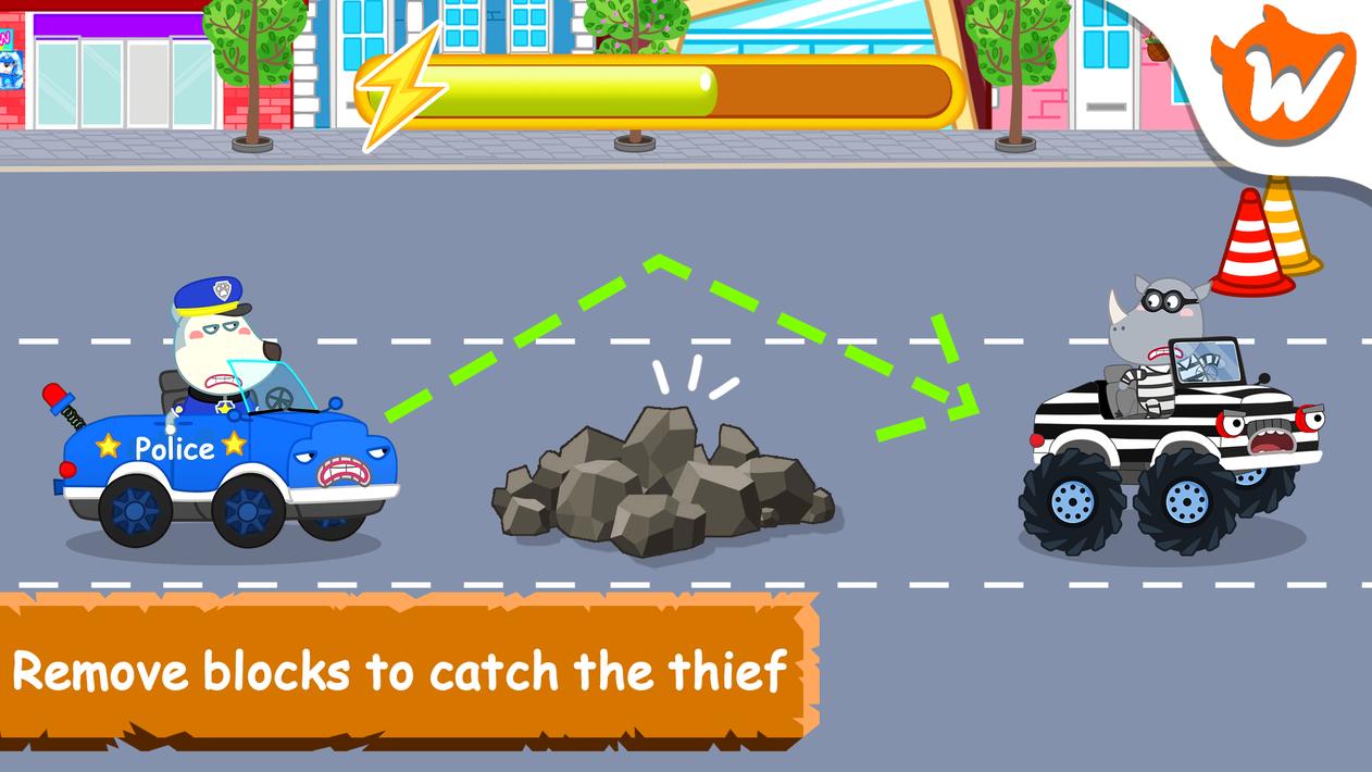 Wolfoo Police And Thief Game