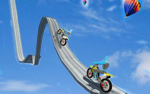 Superhero Bike Tricky Mega Ramp Stunt 21