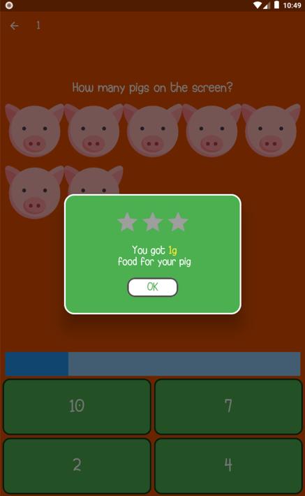 Kids Math: Naughty Pig