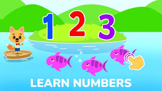 Learn numbers, colors & shapes