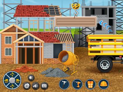 Construction Games Build House