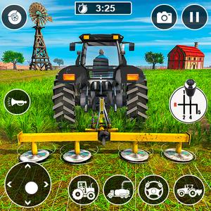 Real Tractor Driving Games