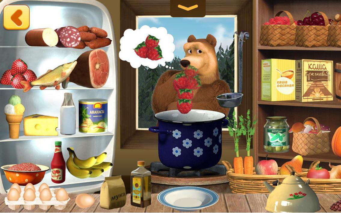 Masha and Bear: Cooking Dash