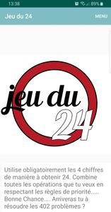 Jeu du 24