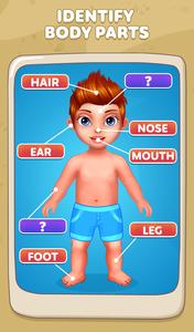 Human Body Parts Learning Game