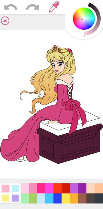 Princess Coloring Book Game