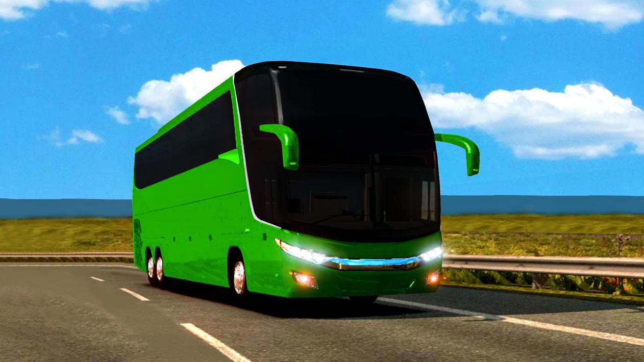 Coach bus driving simulator 3d