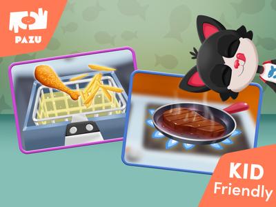 Paw Kitchen Kids Cooking Games