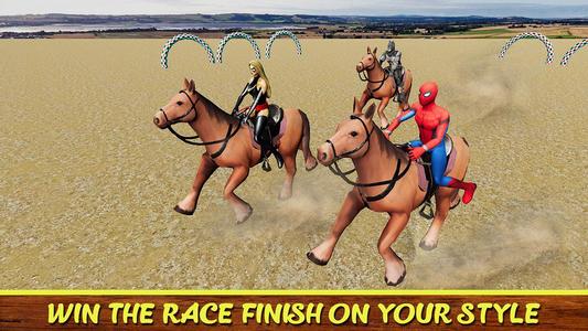 Diligent SuperHeroes Horse Riding 3d