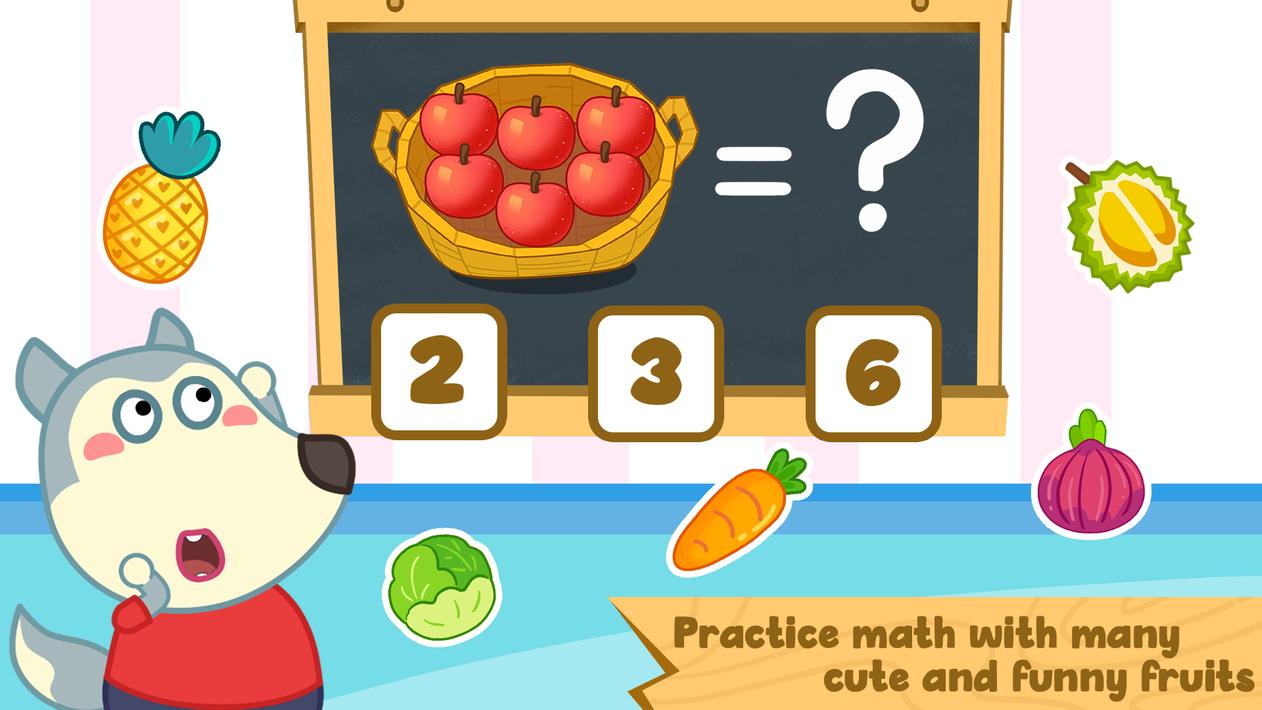 Wolfoo Math Game Baby Learning