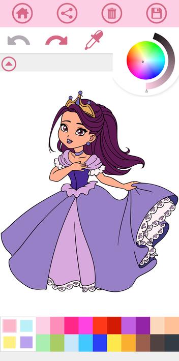 Princess Coloring Book Game