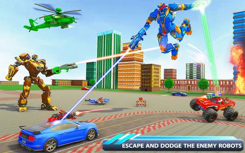 Monster Crane robot Car Games