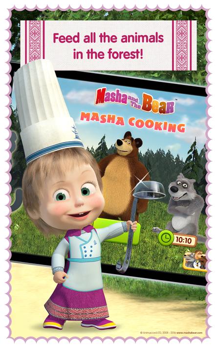 Masha and Bear: Cooking Dash