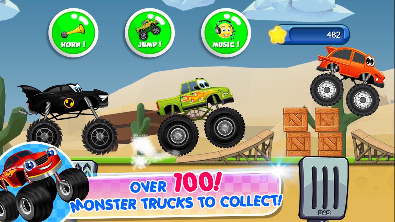 Monster Trucks Game for Kids 2