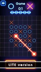 Tic Tac Toe glow - Puzzle Game