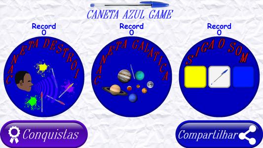 Caneta azul