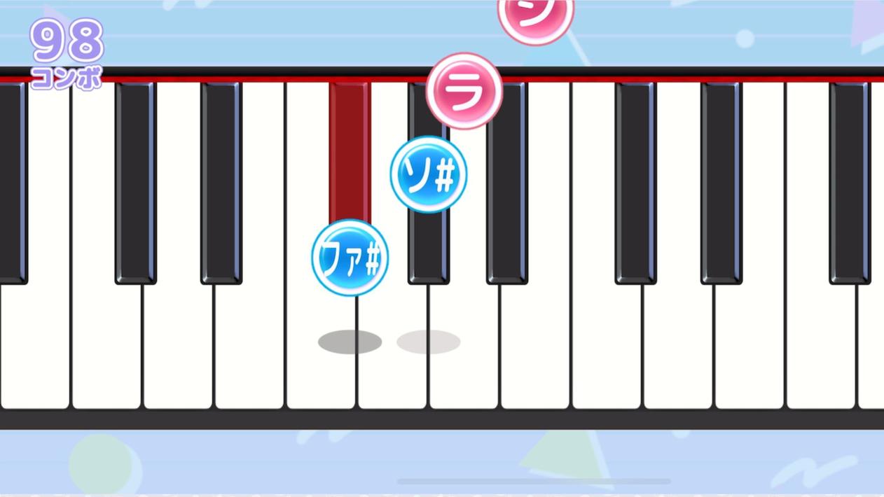 懐メロピアノ-音ゲー人気曲を鍵盤ぴあの練習！音楽リズムゲーム